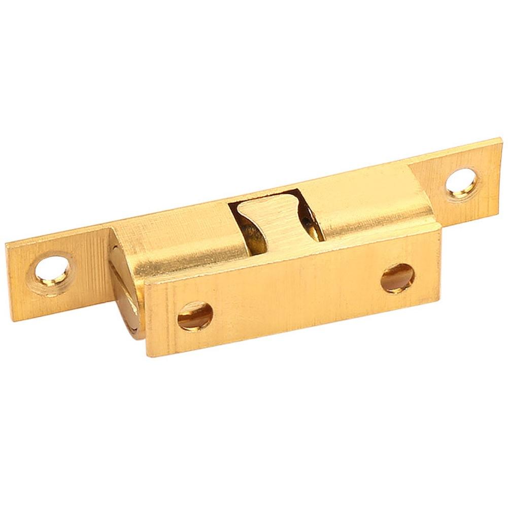 Cabinet Door Touch Ball Latch Made of Solid Brass with Adjustable Tension for Wardrobe Drawer 58.5mm 66mm 40mm