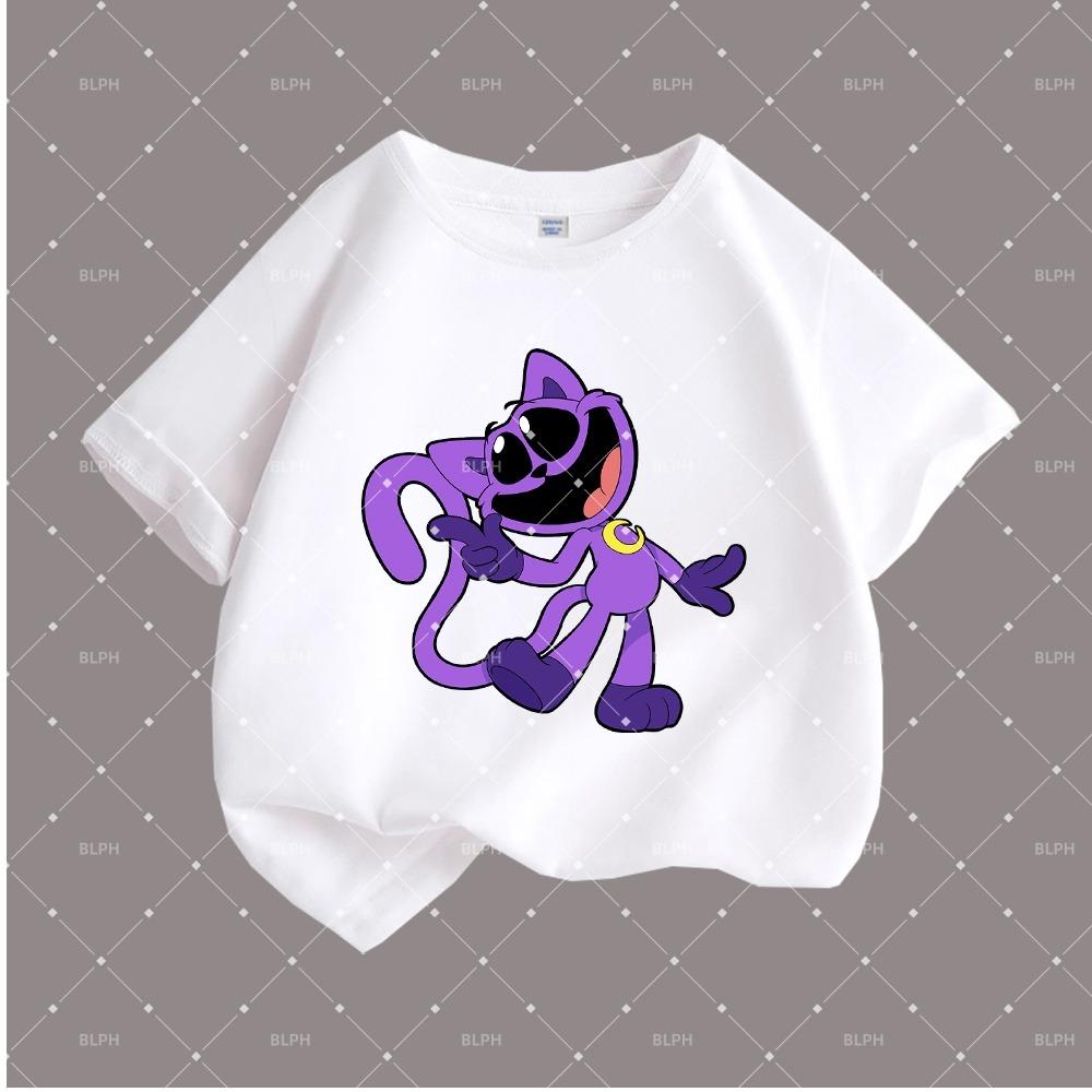 Cute Poppy Playtime Style Kids T-Shirt with Adorable Robot Design, Perfect for Zara Kids Lovers