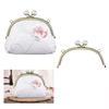 Metal Clutch Kiss Clasp Lock Lightweight with Pearl Coin Bag Kiss Clasp Lock DIY Craft Frame Coin Purse Lock Handbag Accessories