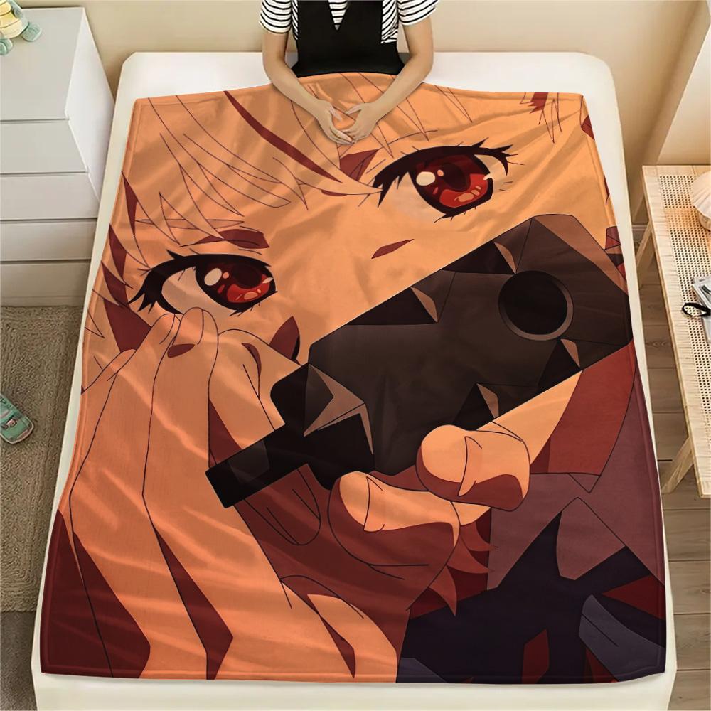 

Chisato Nishikigi Print Flannel Blanket, High quality Comfortable for All Seasons, Home Decor, Warmth and Comfort 80cm x 120cm