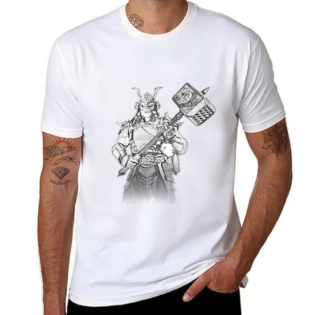 Shao Khan Hand Sketch Design TShirt Lightweight Running TShirt