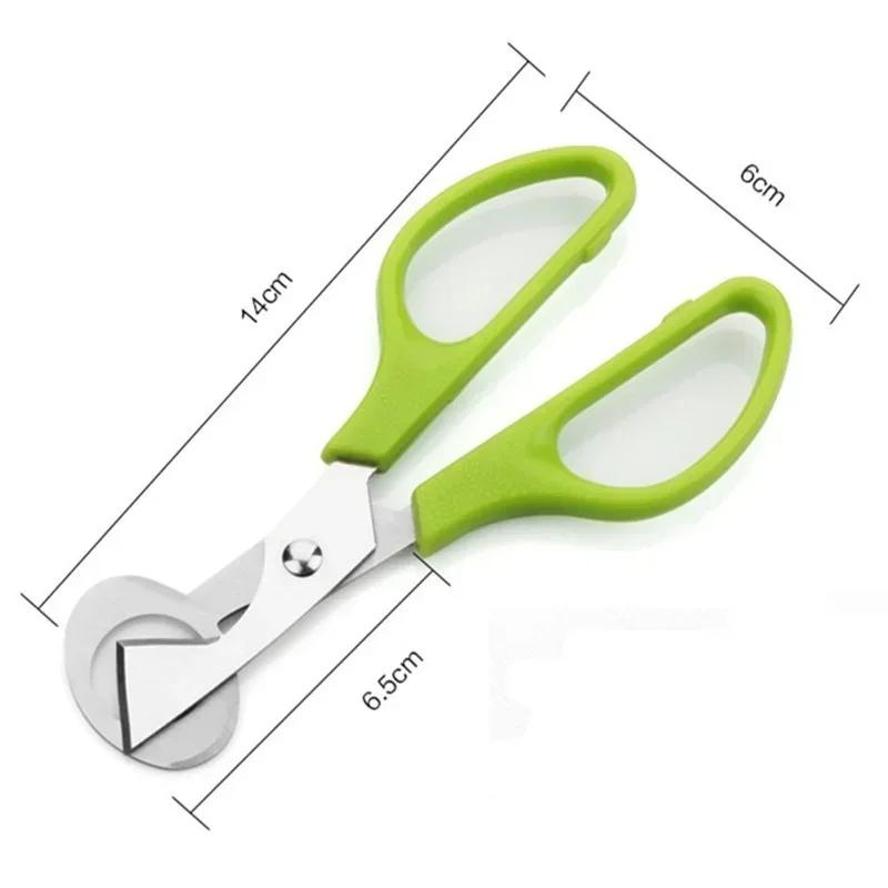

1 Pcs Quail Egg Scissor Bird Cutter Opener Egg Slicers Kitchen Housewife Tool Clipper Accessories Gadgets Cigar Opener зелений