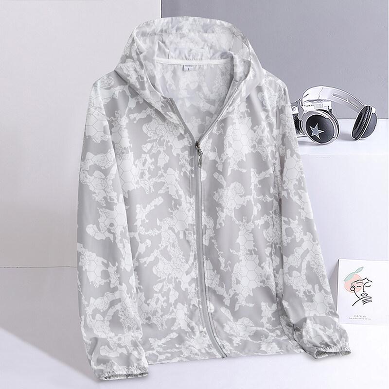 

Мужская летняя повседневная солнцезащитная куртка 2022 года — модная спортивная одежда для него Women s Light Gray