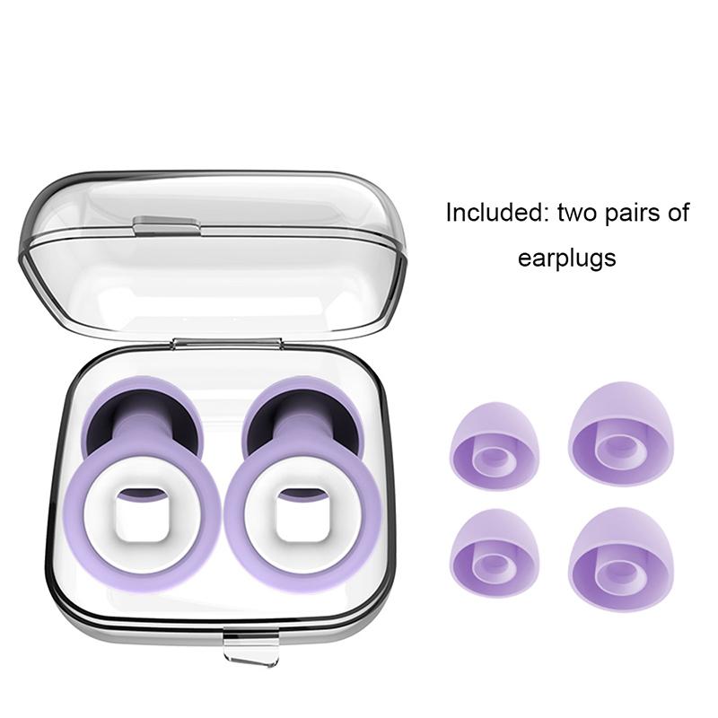 Motorcycle Noise Reduction Earplugs Silicone Soundproof Earplugs Anti-Noise Mute Earplugs For Travel Bikers Sleeping Work
