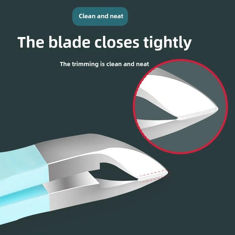 Small Nail Cuticle Scissors Tweezers Mini Nail Clipper Cutter Trimmer for Finger &Toe Dead Skin Remove Pedicure Tools