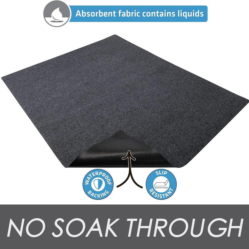 Litter Box Mat Machine Washable Pet Litter Box Trapping Mat Quick Absorption Kitten Floor Pad Waste Odor Control For Pet Bed