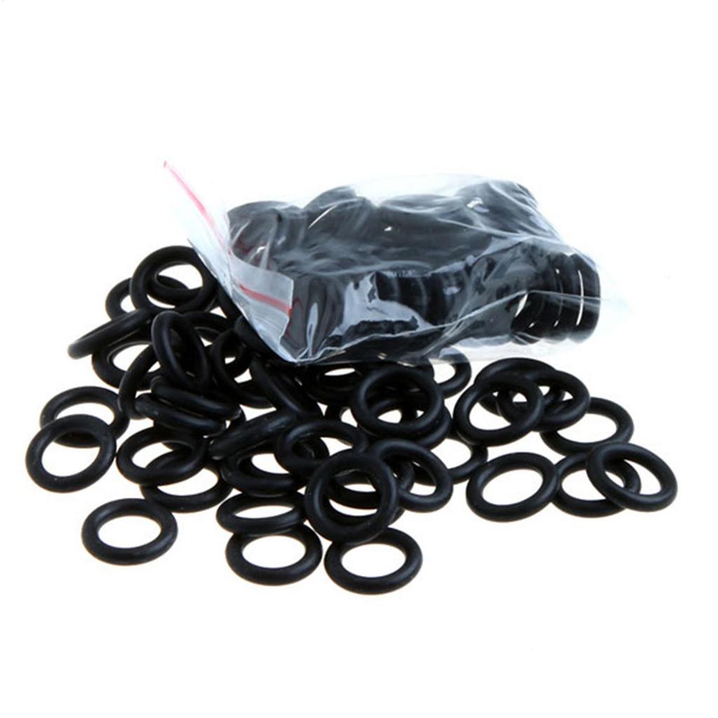 50PCS O Ring Set Garden Watering Irrigation Accessories Gasket Washer Flat Ring Gasket Washer Rubber Ring Faucet Pipe Tube Seal