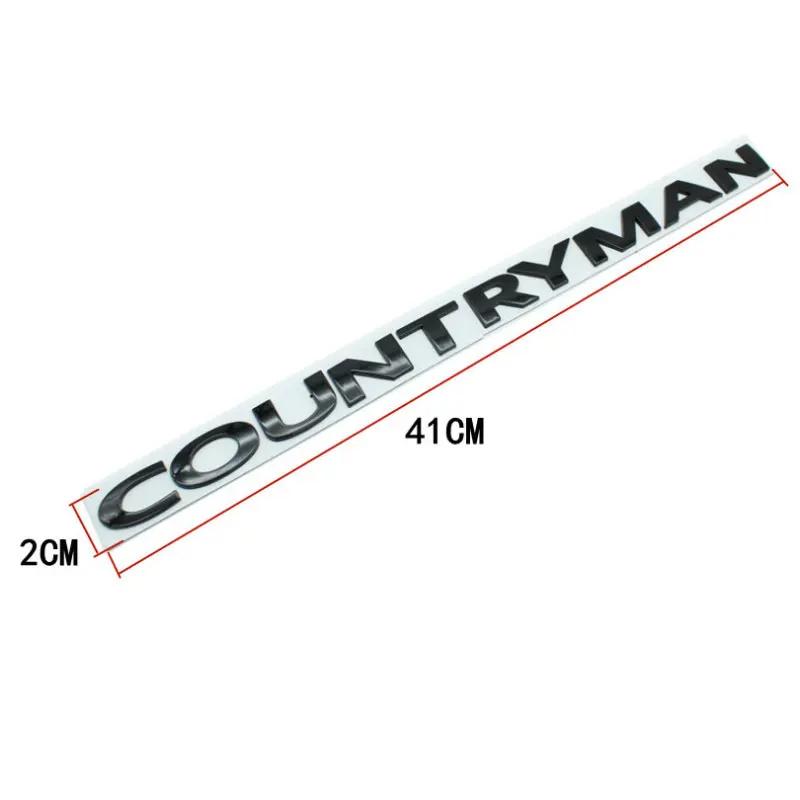 COUNTRYMAN Originální logo Písmeno Samolepka na auto pro Modifikační příslušenství Zadní zadní část karoserie Kovová Univerzální Standardní Nálepka