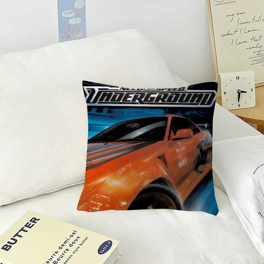 Rally N-n-need For Speed   Personalized Pillow Dust Cover Bedroom Kids Party Decoration Pillowcase Birthday Children Gift