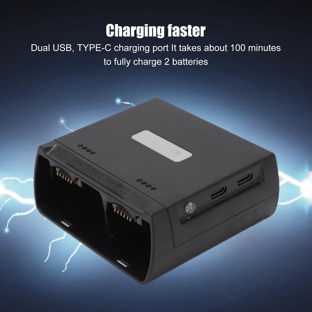 TwoWay Battery Charging Hub Smart Drone Battery Bidirectional  r for    2 for   SE(Black )