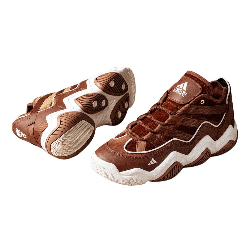 Adidas Top Ten 2010 Velour Tracksuit - Brown Men Sneakers IE7235