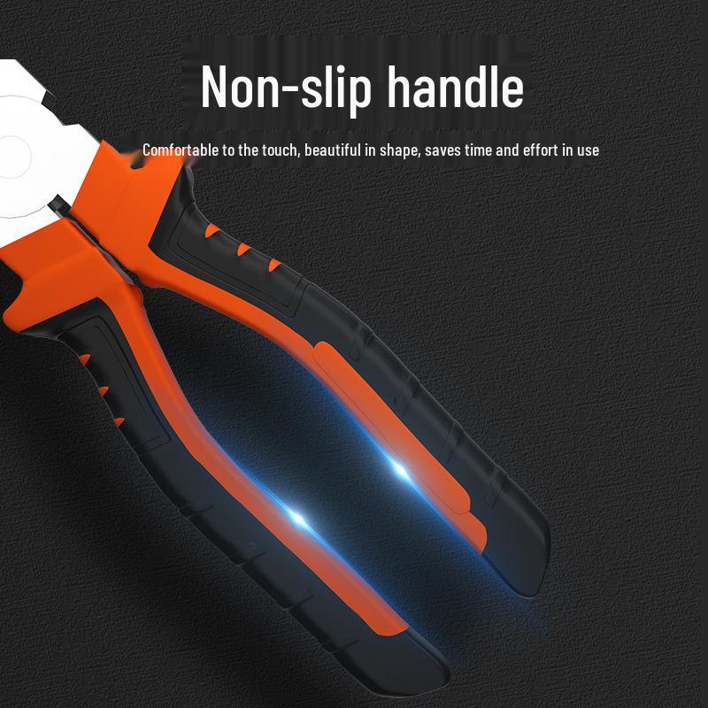 Versatile Pliers Set: 8” Tiger Pliers, Wire Cutters, 6” Needle-Nose Pliers, Household & Diagonal Cutting Pliers, Electrician's Pliers