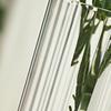 Modern Transparent Flower Vase Striped Style Decorative Bottles  Restaurant Centerpiece