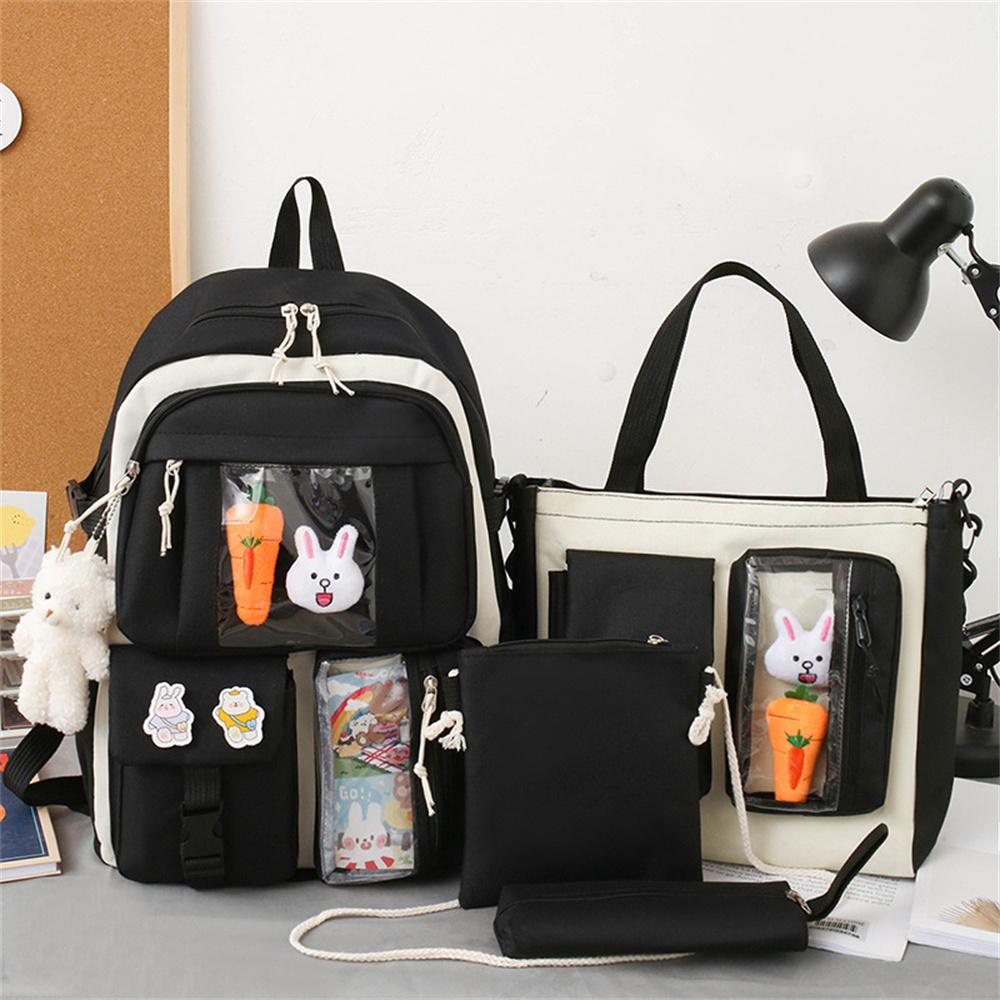 New School Bag Four-Piece Backpack