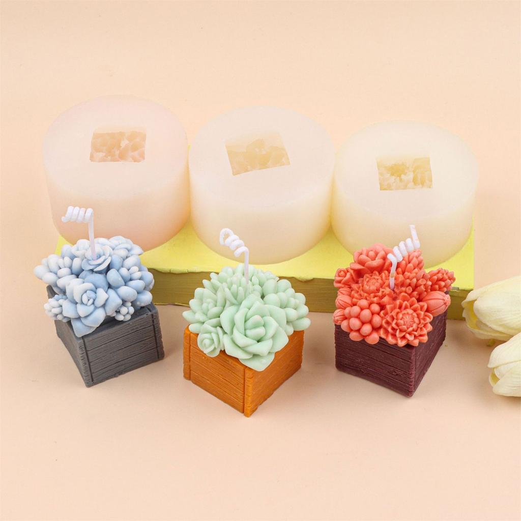 Candle Mould Resin Casting Molds DIY 3D Silicone Mould Geometric Candle Mold Silicone Mold Handicrafts for Candle Making