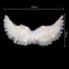 Angel Wings Costume Dress up Decorative Wearable Feathered Fairy for Parades Role