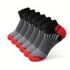 6/12 Pairs for Both Men Women Suitable Sports Low Top Socks Sweat Absorbing Breathable Thin Odor Proof Running Leisure Socks