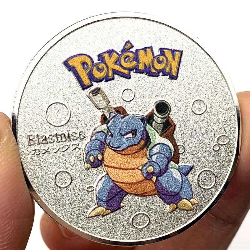 Pokemon Anime Gold Coin Game Commemorative Coin Pikachu Collection- Cute Decorative Piece