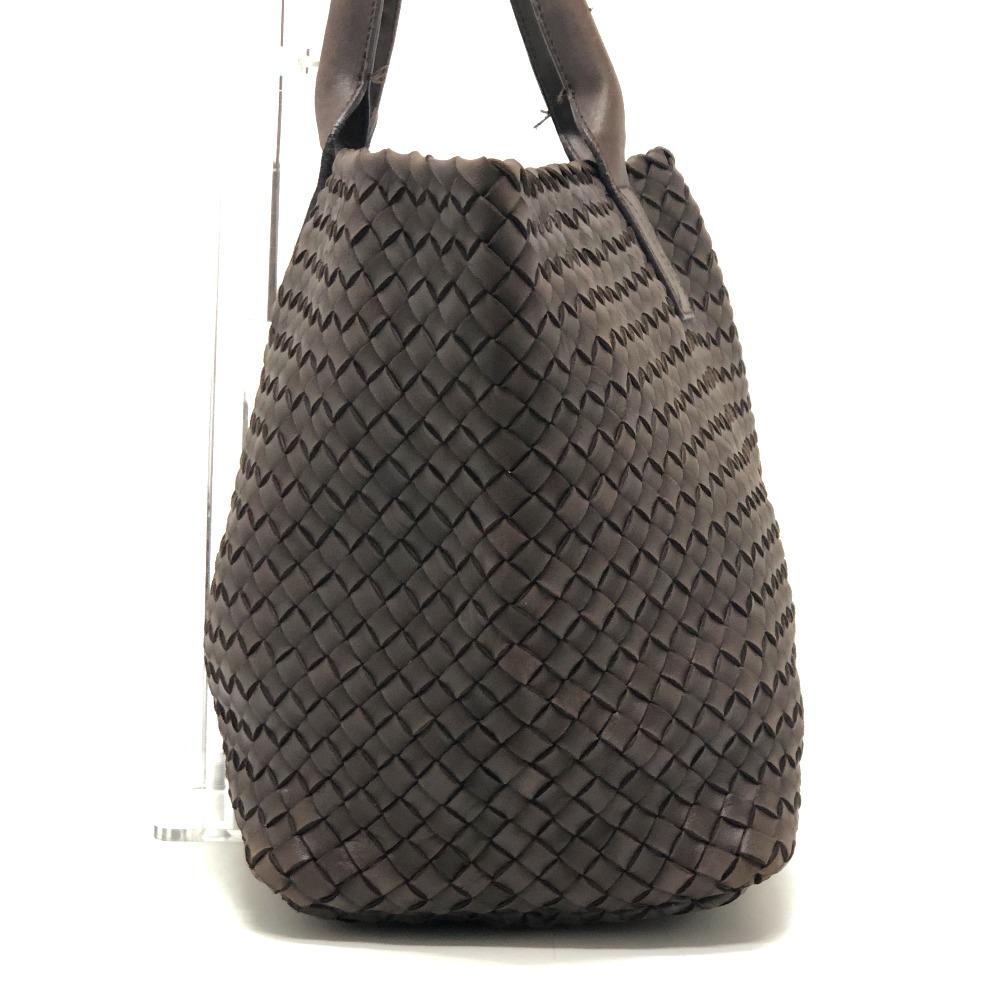 BOTTEGA VENETA 115664 Intrecciato Cabas MM Shoulder bag with bag pouch Tote Bag