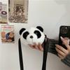 Children's cute plush toy panda bag doll messenger bag children's school bag plush gift women's bag