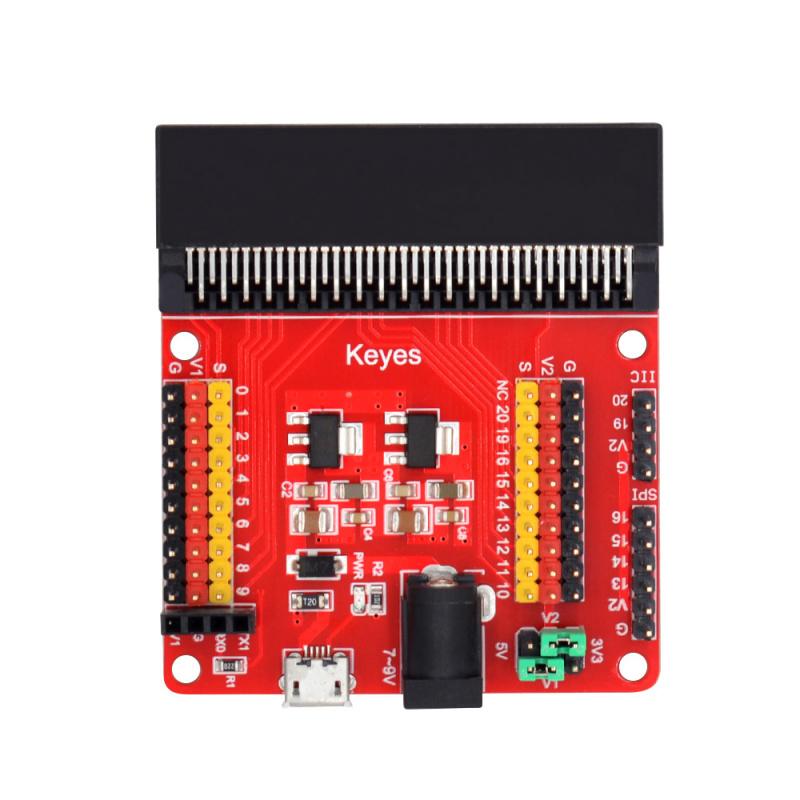 Micro:bit Sensor Expansion Board V2 3.3V 5V Python Programming Development Module
