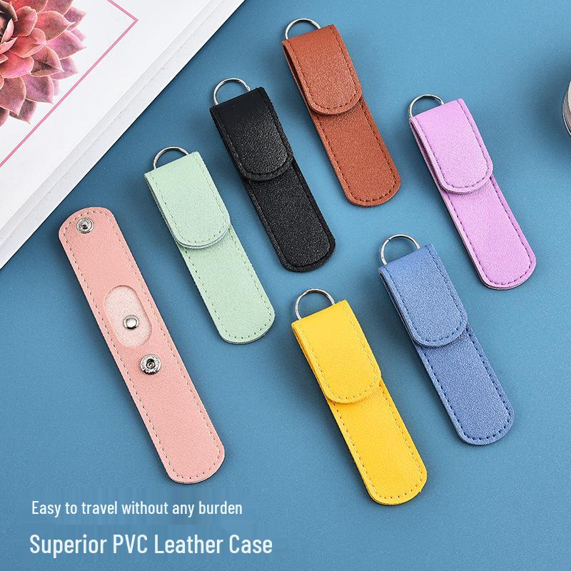 Portable Ear Pick Set with Leather Storage Case