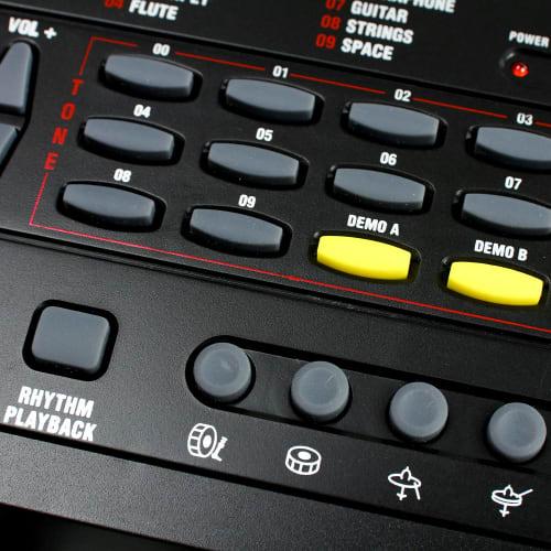 RockJam 49-Key Electronic Keyboard (RJ549) [Includes Power Adapter, Music Stand, and Online Practice App]