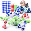 1PC Kids Student Educational Variety Twisting Magic Cube Game Puzzle Toy Random Color