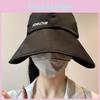 Widebrim Summer Stylish Hat For Women Antiuv Ponytail Cap Design Foldable