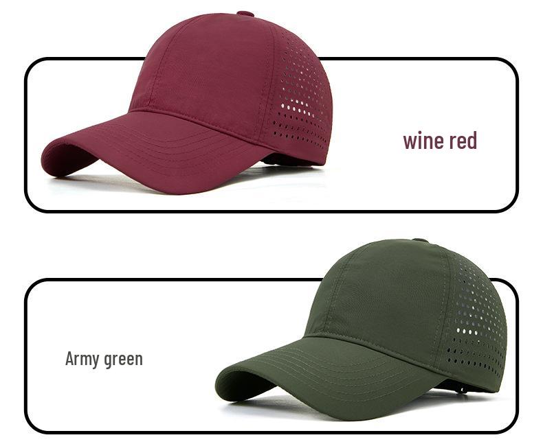 Men's Quick-Dry Mesh Baseball Cap: Custom Big Head Fit, Breathable Summer Sun Hat