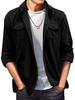 2024 Men's European American Suede Lapel Casual Jacket - Spring/Autumn Style