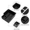 Smabee for BYD ATTO3 EVO Version 2025 2026 Center Armrest Box Car Storage Box Accessories Organizer Tidying Tray ABS Black
