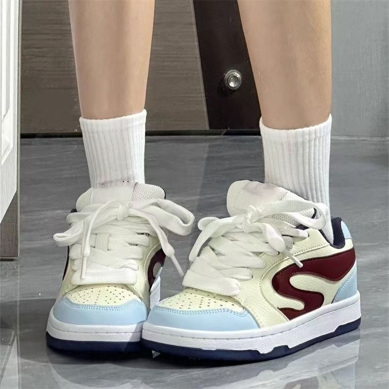 

Кампус Хэллоуин осень и зима пара мандаринок хлебные туфли универсальные студенческие повседневные износостойкие туфли на низком каблуке 40 озеро синий