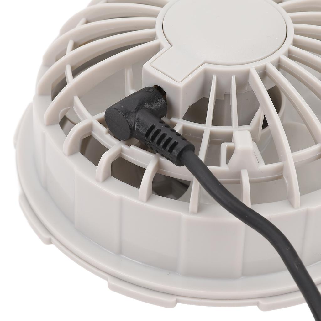 Air Conditioned Clothes Fan Adjustable Low Noise Brushless USB Powered Cooling Vest Fan for Cooling Jacket 5V