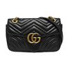 [Pre-Owned] GG Marmont Small Matelassé Shoulder Bag 'Black' - Very Good #W61M05