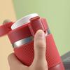 Elegant European-Style Insulated Travel Coffee Mug - Double Layer 304 Stainless Steel, Large Capacity & Portable