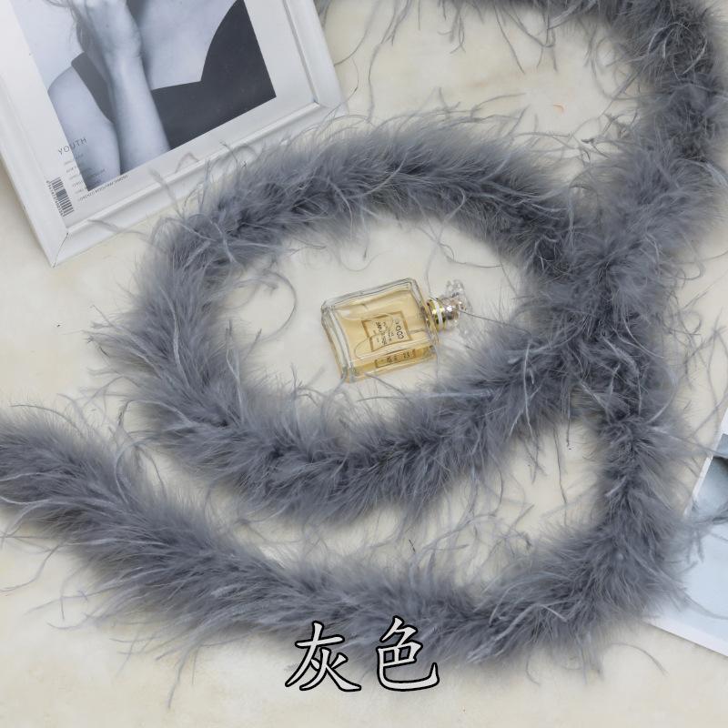 5 Layers Ostrich Top Encryption Thickened Feather Fleece Strip Catwalk Show Costume Decorative Ostrich Feather Strip