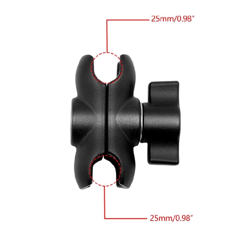 25mm kulová hlava dvojitá pro sadu svorek na hlavu Motocyklová dvojitá C hlava