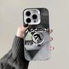 Aphex Twin Logo Art Phone Case For iPhone 16,15,14,13,12,11,Pro,Max,Plus,Mini,XS,SE Anti Fall Gray Silver Matte Hard Bumper