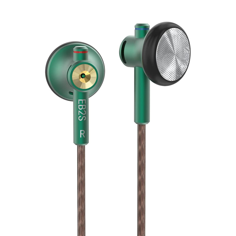 

NICEHCK EB2S 15.4mm Dynamic Driver In-Ear Earphones with Japanese LPC Diaphragm, 1DD, Simple and Classic Design, Aluminum Alloy Housing, 3.5mm