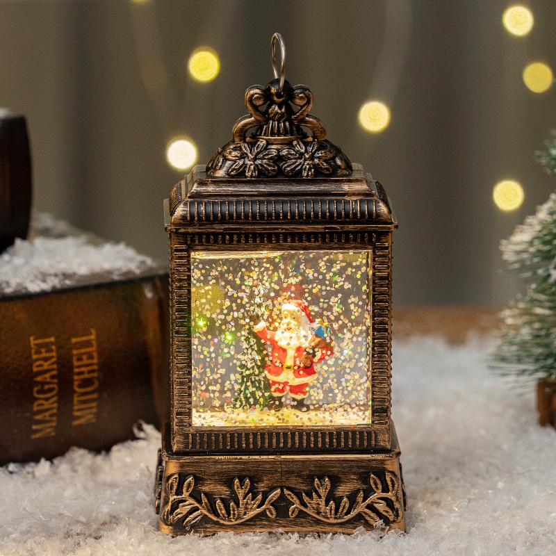 Christmas Decorations Christmas Lantern Night Light Glowing Crystal Ball Christmas Small Gifts Christmas Ornaments