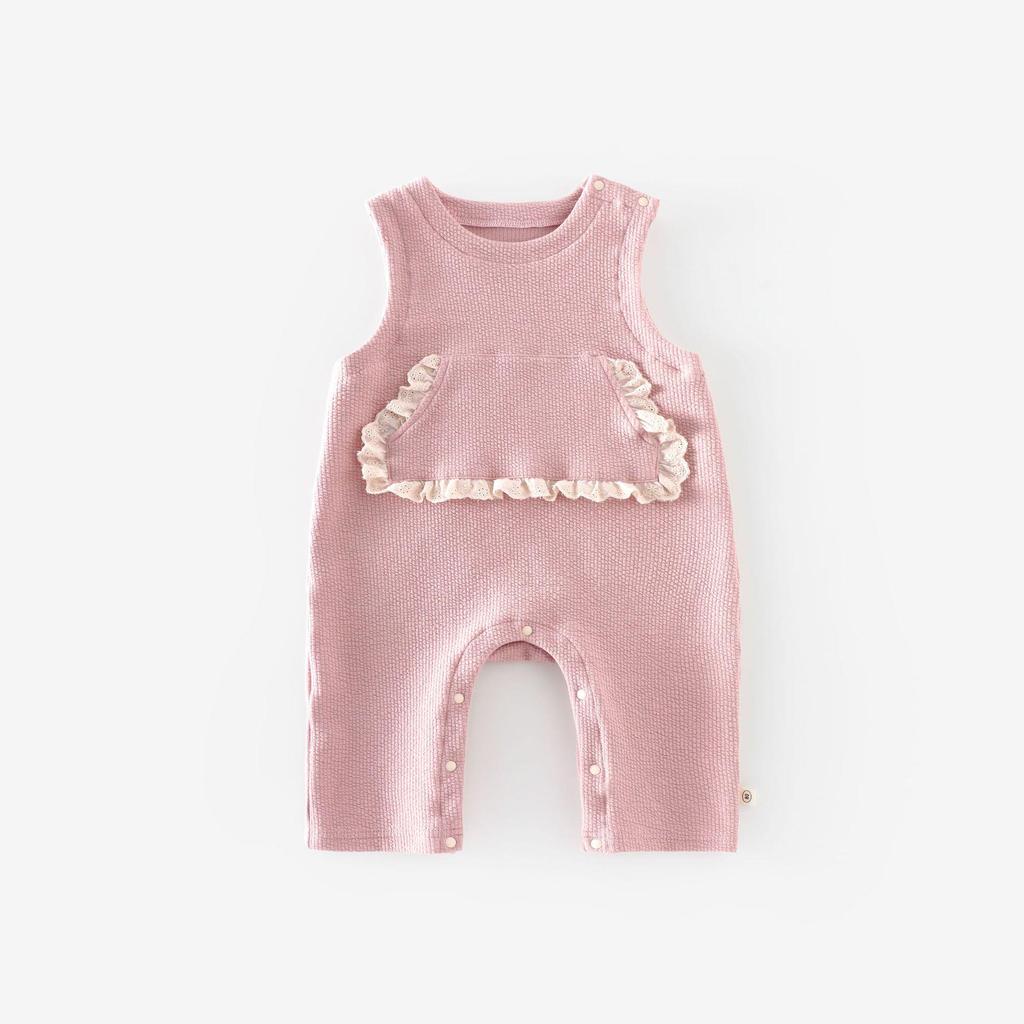2025 New Autumn Baby Floral Applique Rabbit Jacket & Solid Color Onesie Set - Newborn Outing Clothes