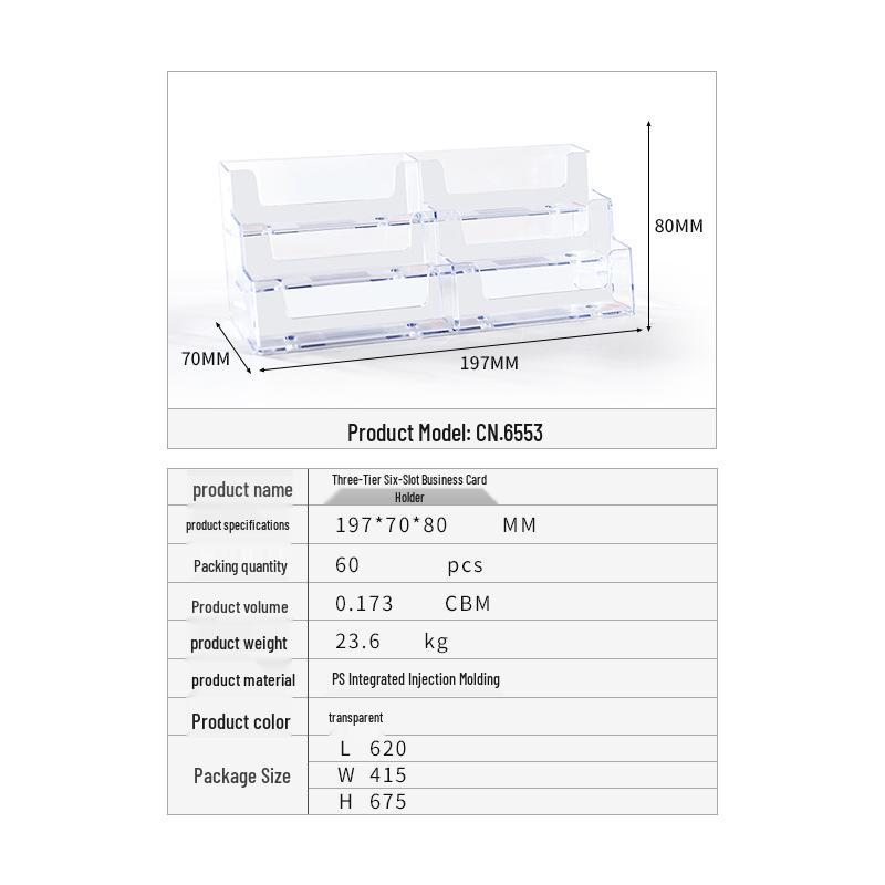 Transparent Ballot Box for Opinion Collection, Elections, Exhibitions, and Business Card Storage