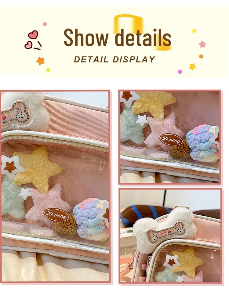 Niedliche Cookie Ita Bag im japanischen Akademie-Stil – Multifunktionale Umhängetasche