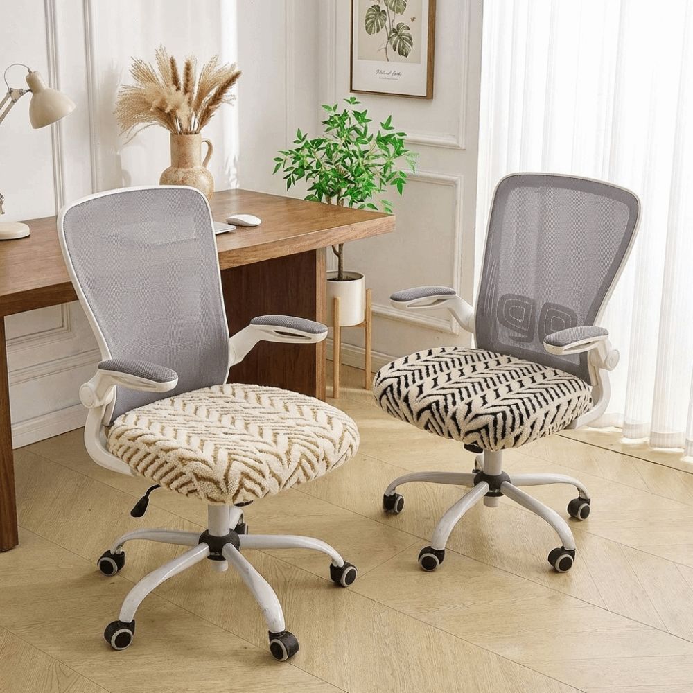 Removable Office Chair Covers Thickened Jacquard Stretch Chair Slipcover  Wedding Party