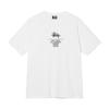 Mens Loose Fit Short Sleeve T-Shirt 270g Heavyweight Cotton Tee Casual Top In Navy Khaki Black White