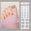 Teennagelstickers Semi-uitgeharde Gel Teennagellak Strips Pedicure Nagels Stickers