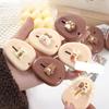 1 Piece Mini Cartoon Utility Knife Beige Coffee Color Bear Cat Paw Rabbit Box Cutter for Student Potable Scrapbook Paper Cutter