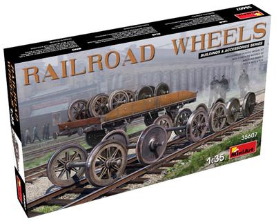 MiniArt Buildings and Accessories Railway Wheel Set Plastic Model MA35607 1/35 (Railway)