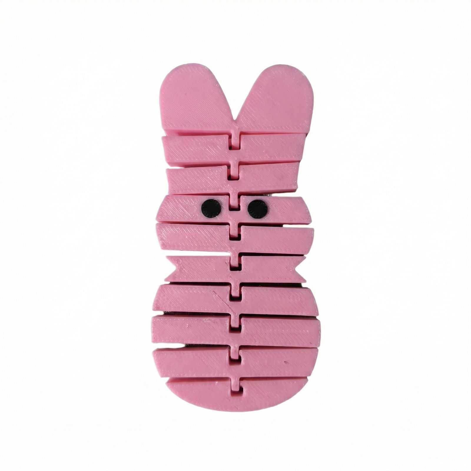 3D Printed Easter Bunny Toy Ornaments, Egg Stuffing, Easter Gifts розовый